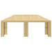 Tuinprieel 6 x 3 m Crèmekleurig Polyester en staal 190 gsm