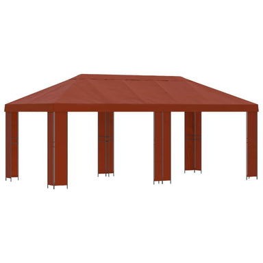 Tuinprieel 6 x 3 m Terracotta Polyester en staal 190 gsm