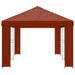 Tuinprieel 6 x 3 m Terracotta Polyester en staal 190 gsm