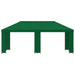 Tuinprieel 6 x 3 m Groen Polyester en staal 190 gsm