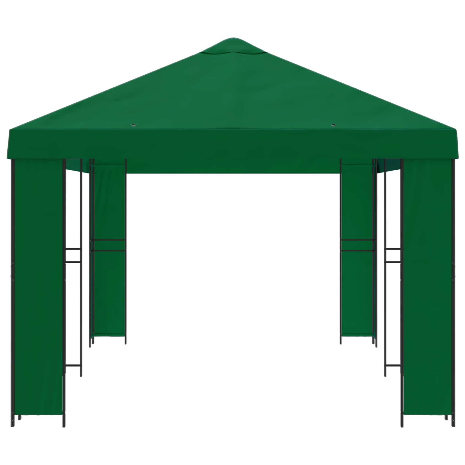Tuinprieel 6 x 3 m Groen Polyester en staal 190 gsm