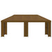 Tuinprieel 6 x 3 m Taupe Polyester en staal 190 gsm
