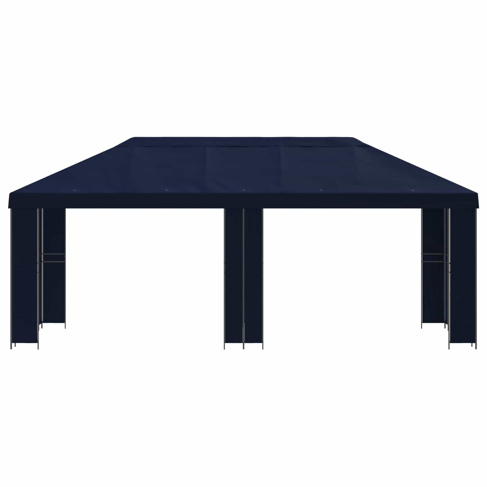 Tuinprieel 6 x 3 m Blauw Polyester en staal 190 gsm