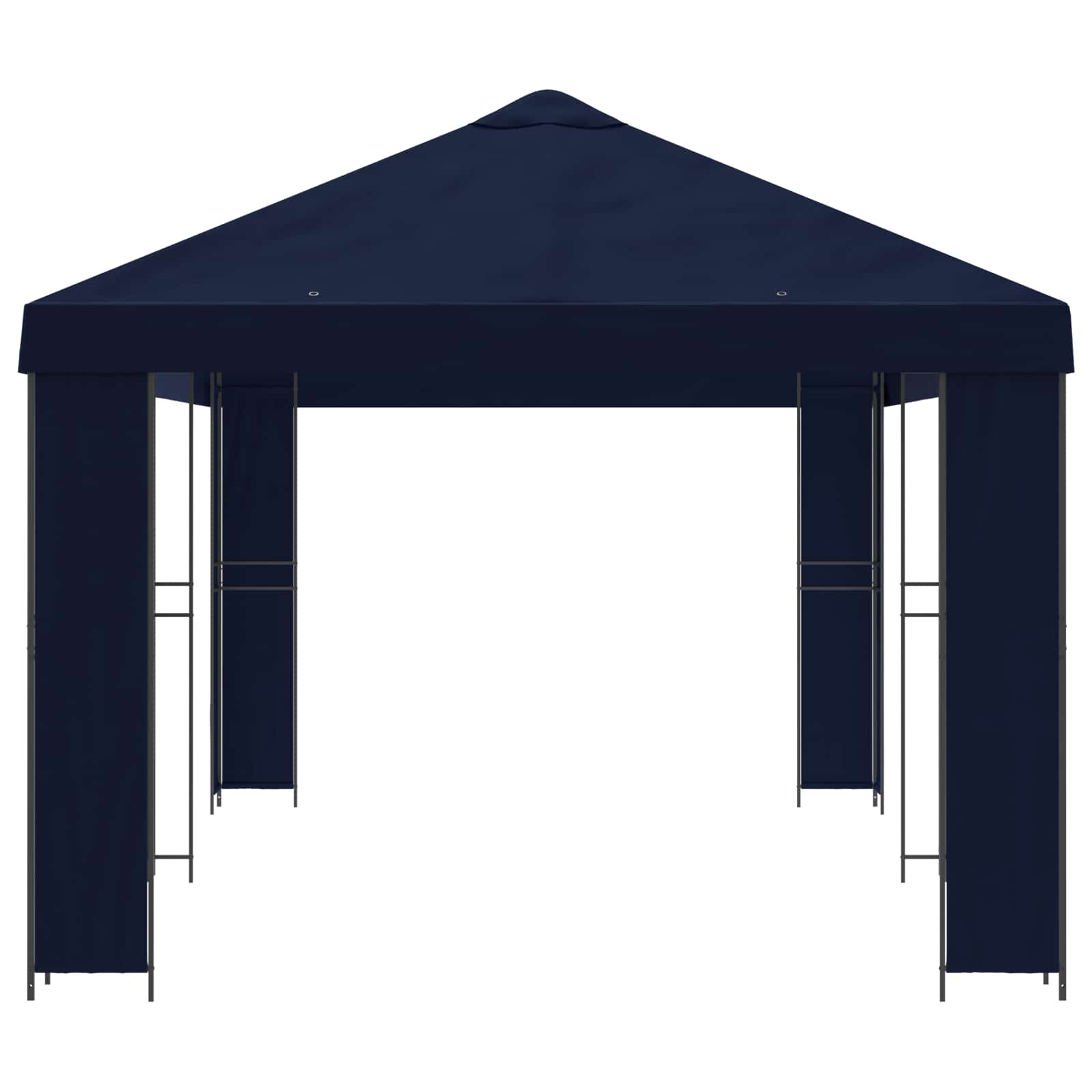 Tuinprieel 6 x 3 m Blauw Polyester en staal 190 gsm
