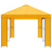 Tuinprieel 6 x 3 m Geel Polyester en staal 190 gsm