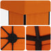Tuinprieel 6 x 3 m Oranje Polyester en staal 190 gsm