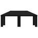 Tuinprieel 6 x 3 m Zwart Polyester en staal 190 gsm