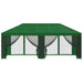 Tuin Gazebo met Zijwanden 6 x 3 m Groen Polyester en staal