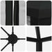 Tuin Gazebo met Zijwanden 6 x 3 m Zwart Polyester en staal