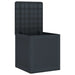 Opbergbox met opslag Antraciet 55 x 53 x 57 cm Polypropyleen