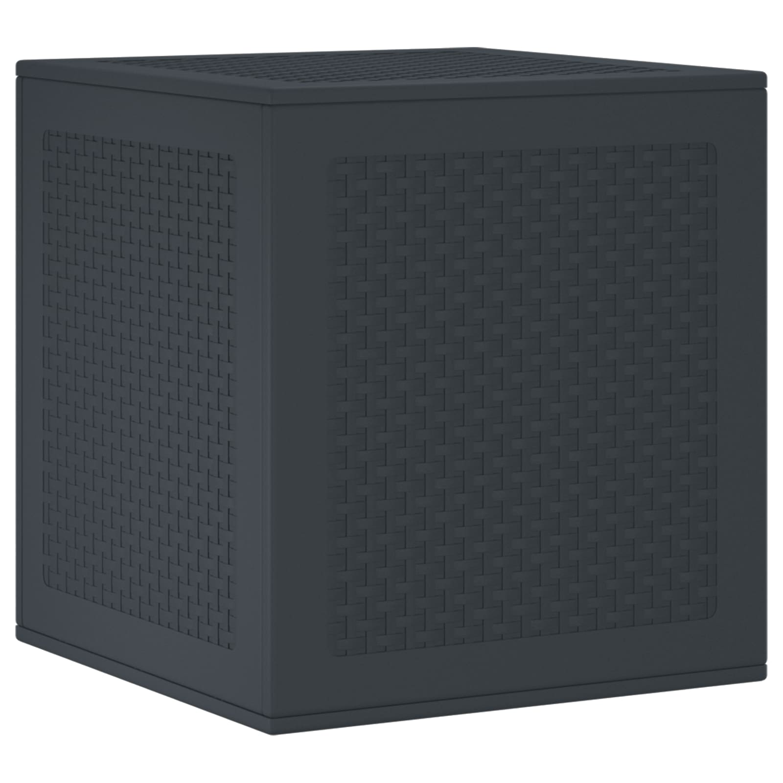 Opbergbox met opslag Antraciet 55 x 53 x 57 cm Polypropyleen