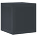 Opbergbox met opslag Antraciet 55 x 53 x 57 cm Polypropyleen