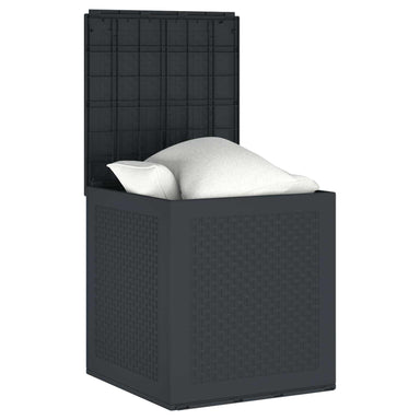 Opbergbox met opslag Antraciet 55 x 53 x 57 cm Polypropyleen