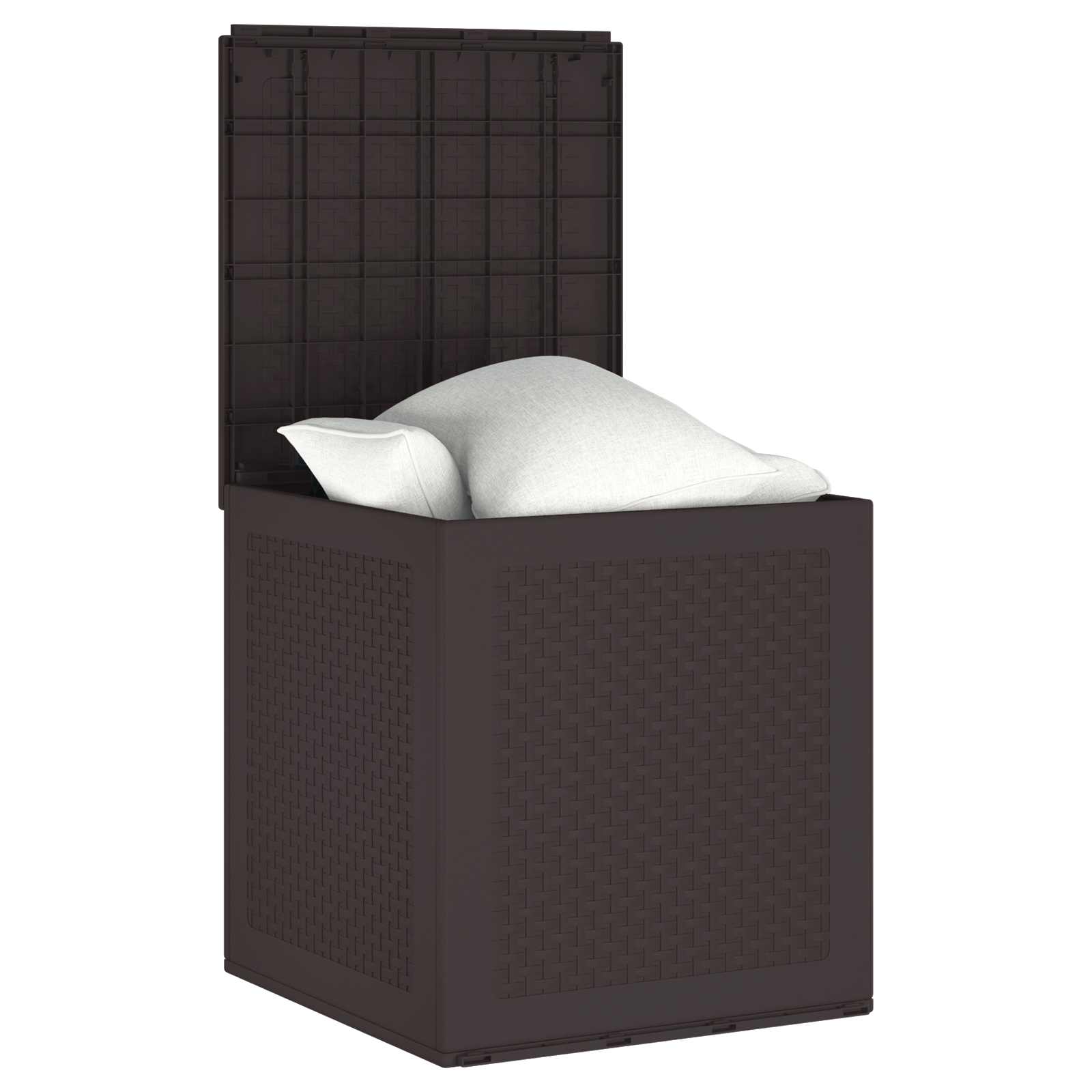 Opbergbox met opslag Bruin 55 x 53 x 57 cm Polypropyleen