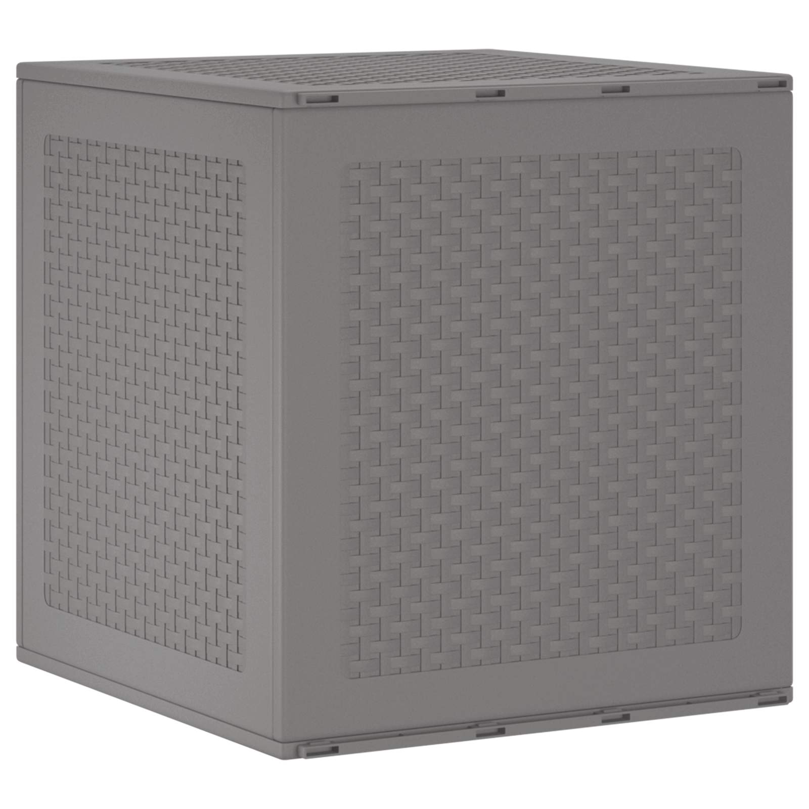 Opbergbox met opslag Lichtgrijs 55 x 53 x 57 cm Polypropyleen