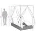 Dubbele ligbed Verstelbaar Zwart 205 x 129 x 200 cm poly rattan