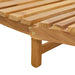 Ligstoel Bruin 198 x 55 x 58,5 cm Massief Teakhout
