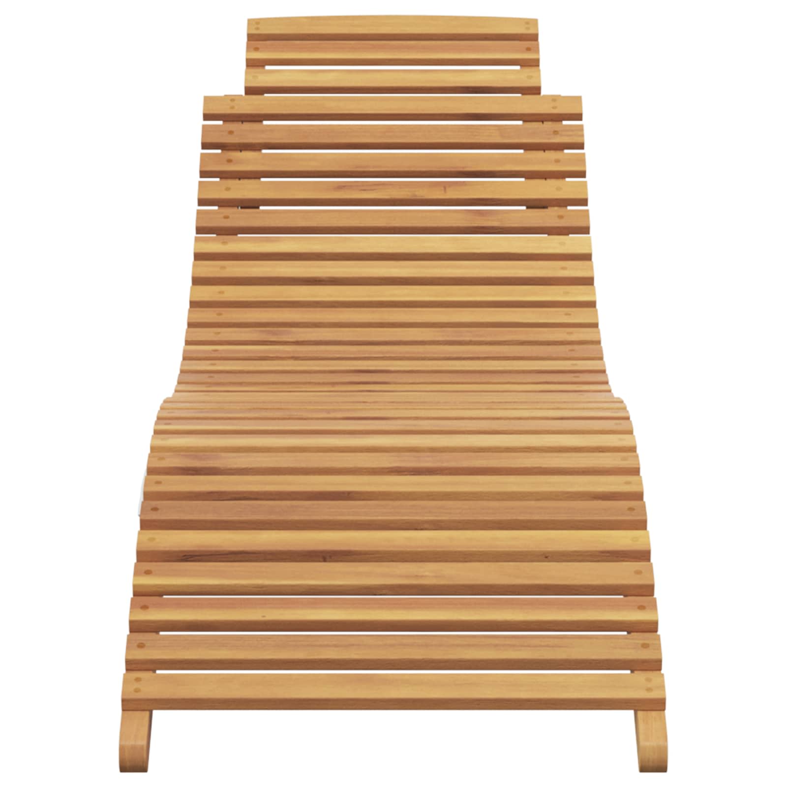 Ligstoel Bruin 198 x 55 x 58,5 cm Massief Teakhout