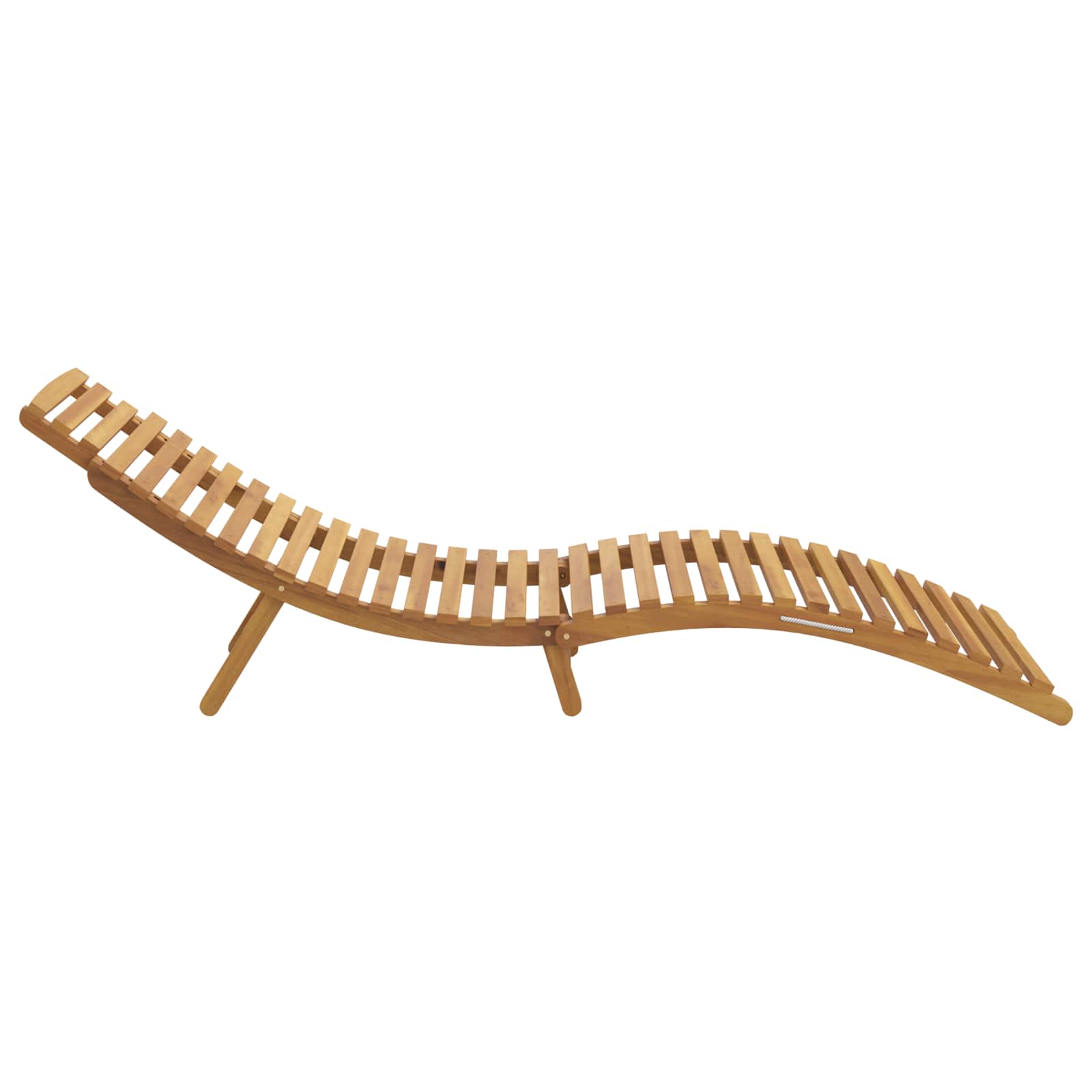 Ligstoel Bruin 198 x 55 x 58,5 cm Massief Teakhout