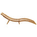 Ligstoel Bruin 198 x 55 x 58,5 cm Massief Teakhout