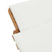 Tuininfurniture Sunlounger met kussen Bruin 198 x 55 x 58,5 cm
