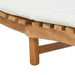 Tuininfurniture Sunlounger met kussen Bruin 198 x 55 x 58,5 cm