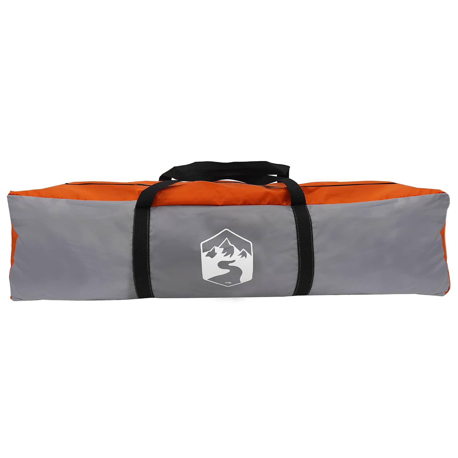 Instant Tent 2-Person Quick-Release met dak Grijs en Oranje