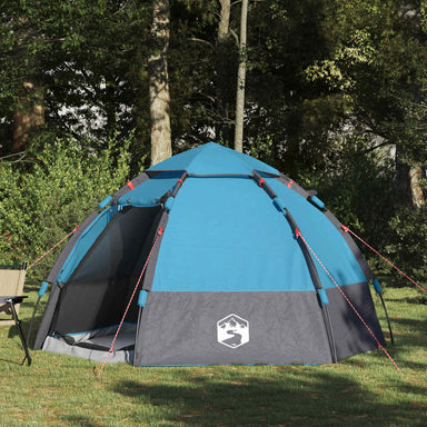 Instant tent met regenhoes voor 4 personen met snelle release