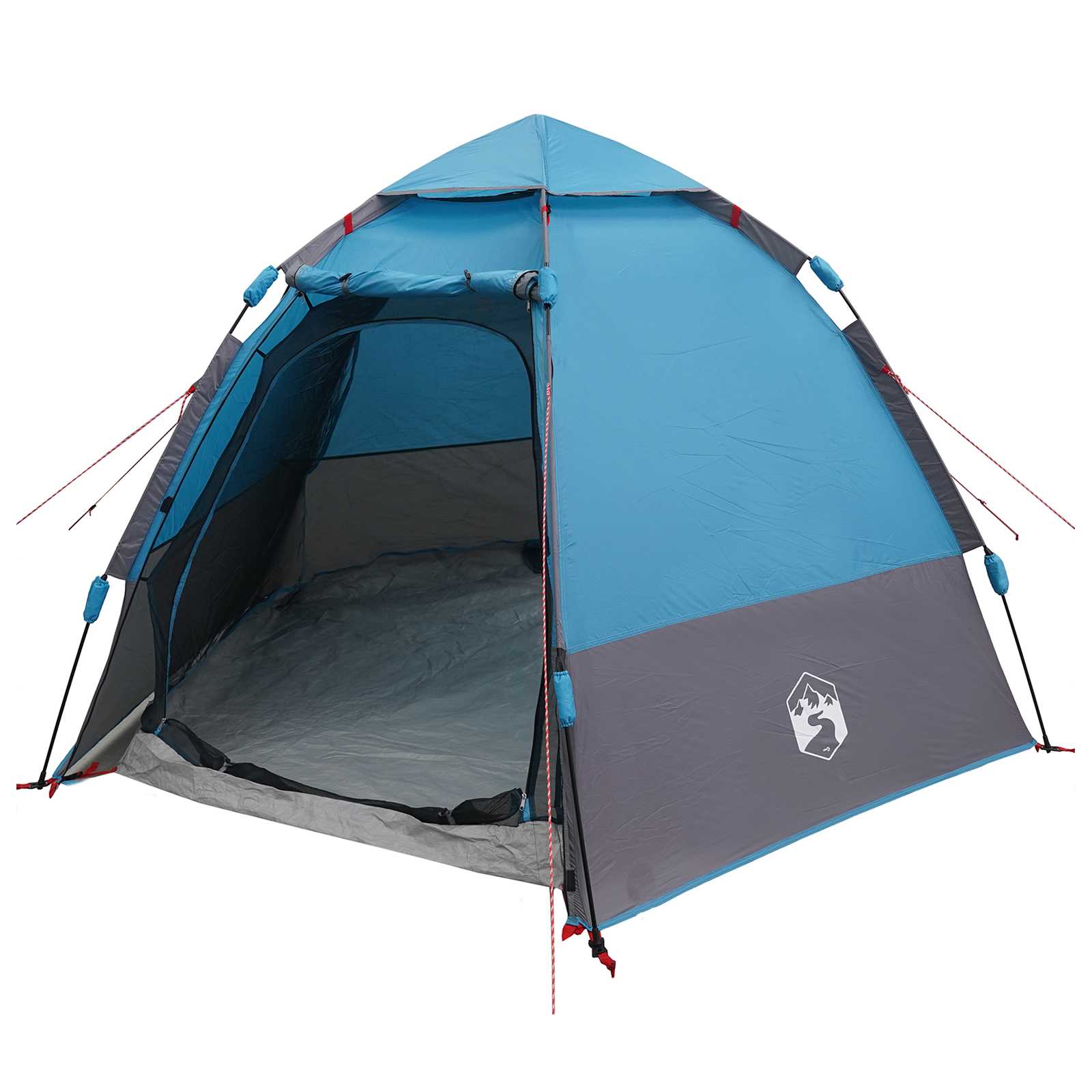 Instant tent met regenhoes voor 4 personen met snelle release