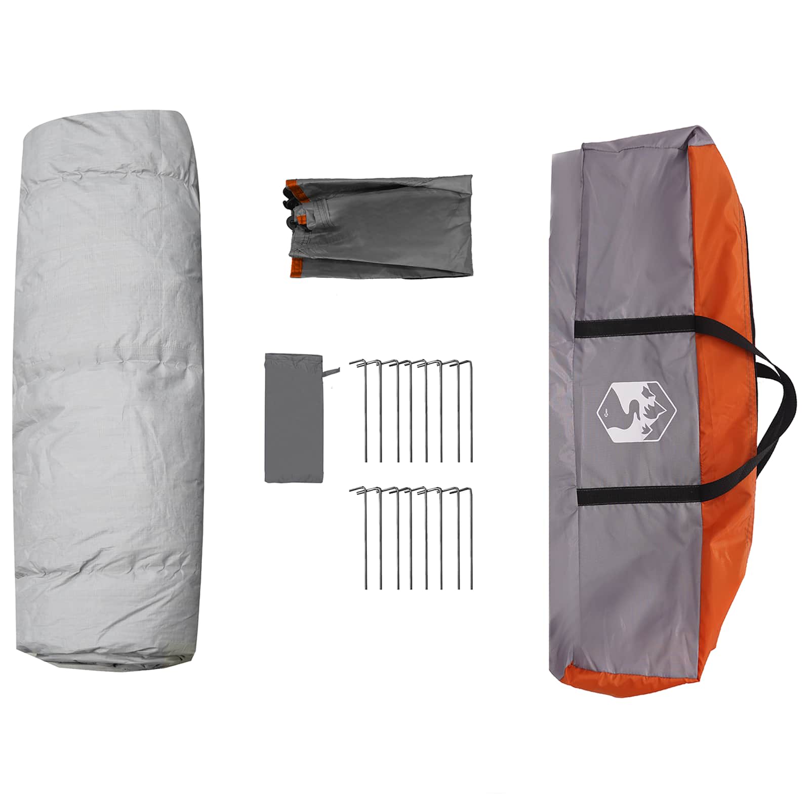 Instant tent met regenhoes voor 4 personen met snelle release