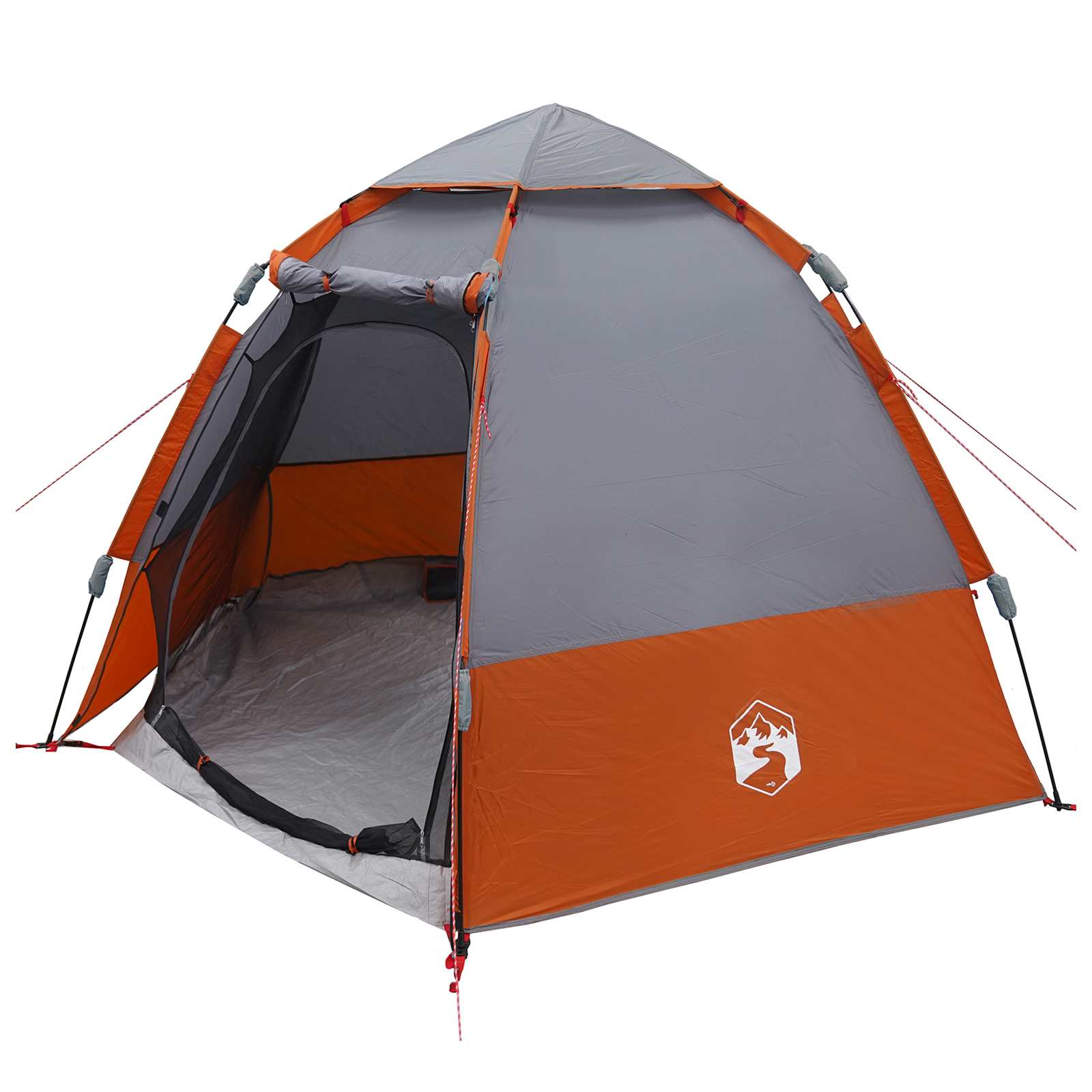 Instant tent met regenhoes voor 4 personen met snelle release
