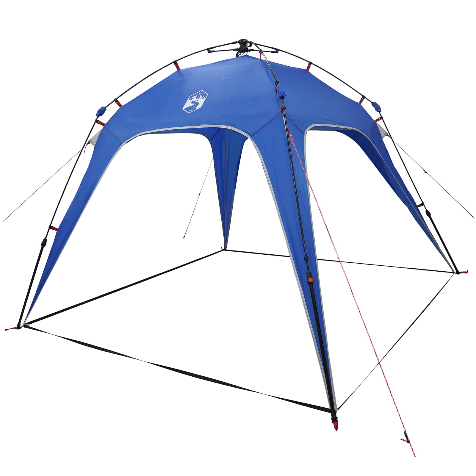 Instant Tent 4-Person Quick-Release Azure Blauw 185T Polyester azuurblauw