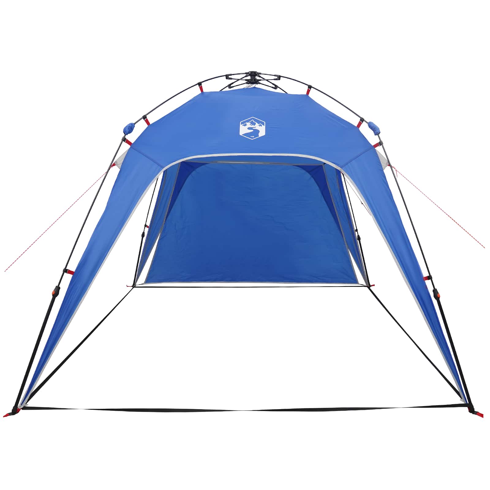 Instant Tent 4-Person Quick-Release Azure Blauw 185T Polyester azuurblauw