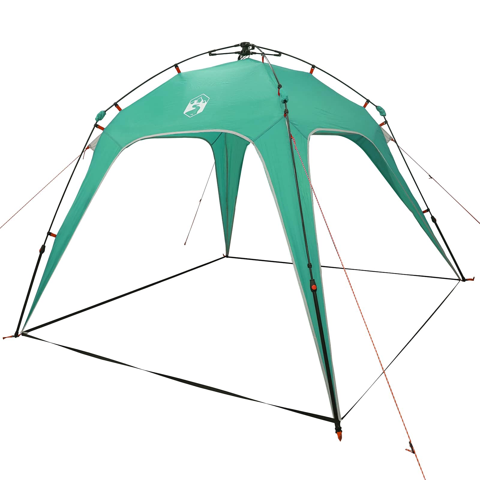 Instant Tent 4-Person Quick-Release Zeegroen 260 x 260 x 197 cm