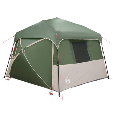 Instant tent met regenhuif voor 12 personen met snelontgrendeling