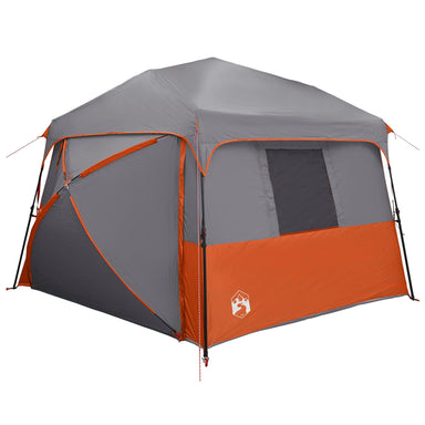 Instant tent met regenhuif voor 12 personen met snelontgrendeling