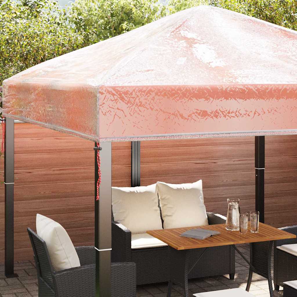 Gazebo Dekking Vervanging Doorzichtig 300 x 300 x 26 cm PVC