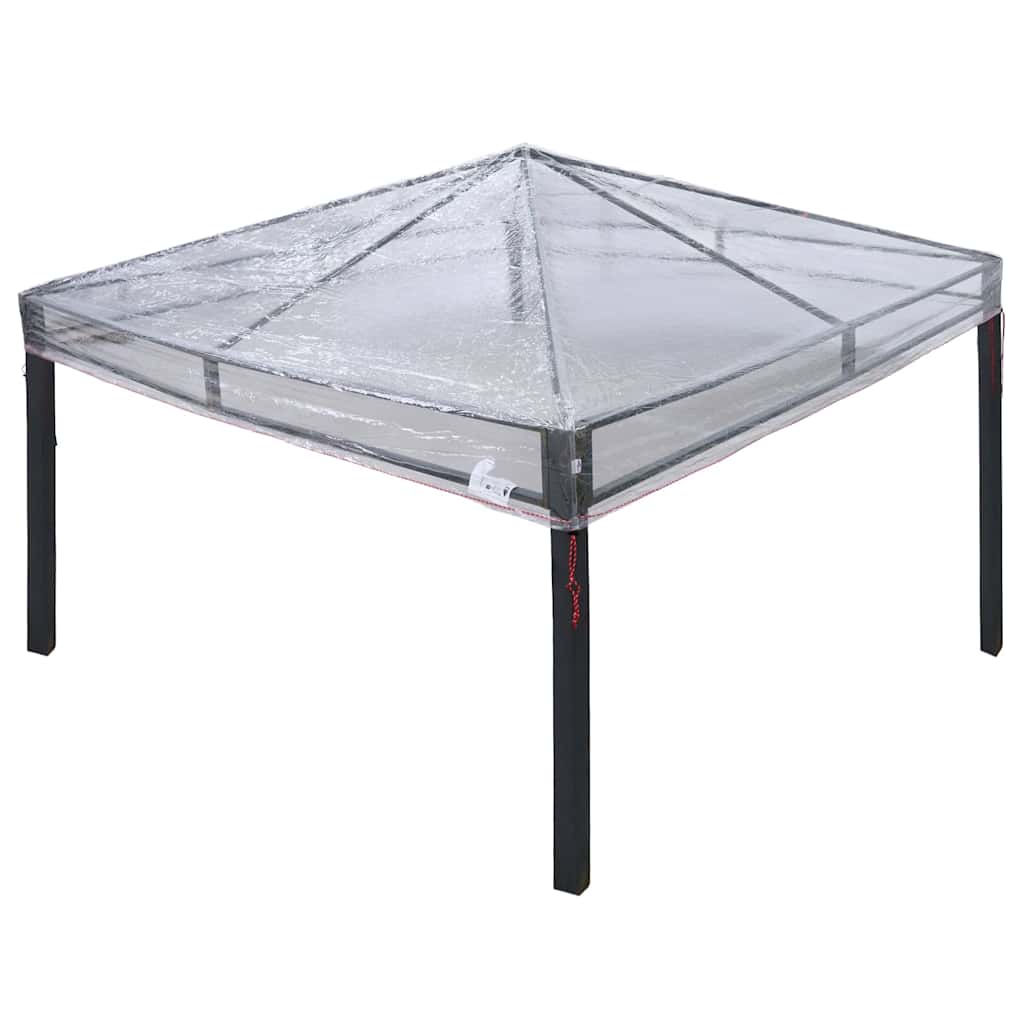 Gazebo Dekking Vervanging Doorzichtig 300 x 300 x 26 cm PVC