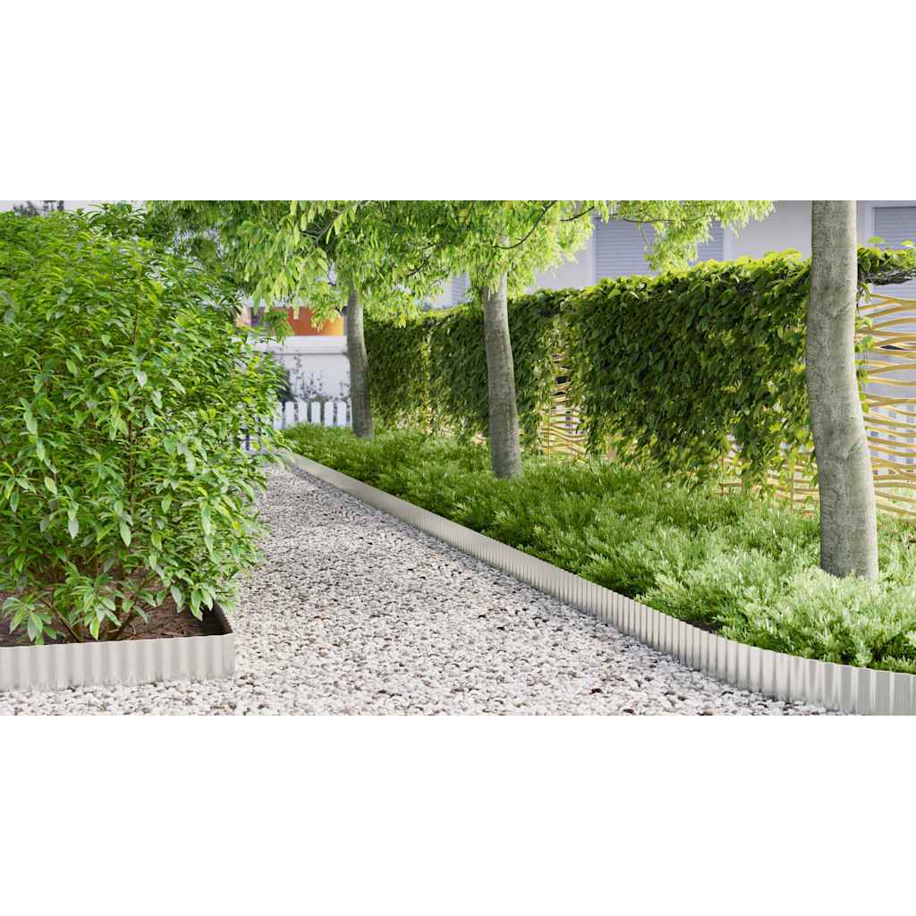 Gras Rand Zilver 1000 x 20 x 0,03 cm