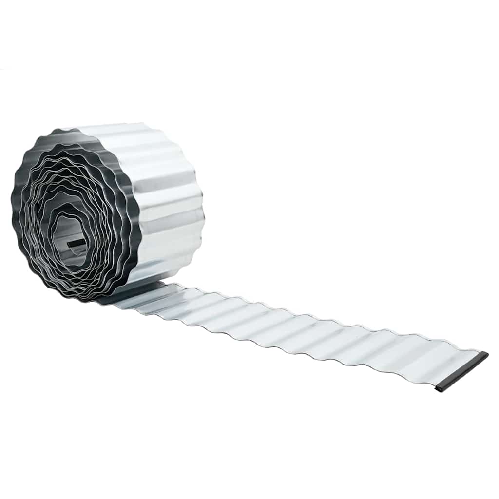 Gras Rand Zilver 1000 x 20 x 0,03 cm