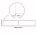 Gras Rand Zilver 1000 x 25 x 0,03 cm