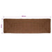 Gebied Tapijt Grijs 60 x 400 cm Jute