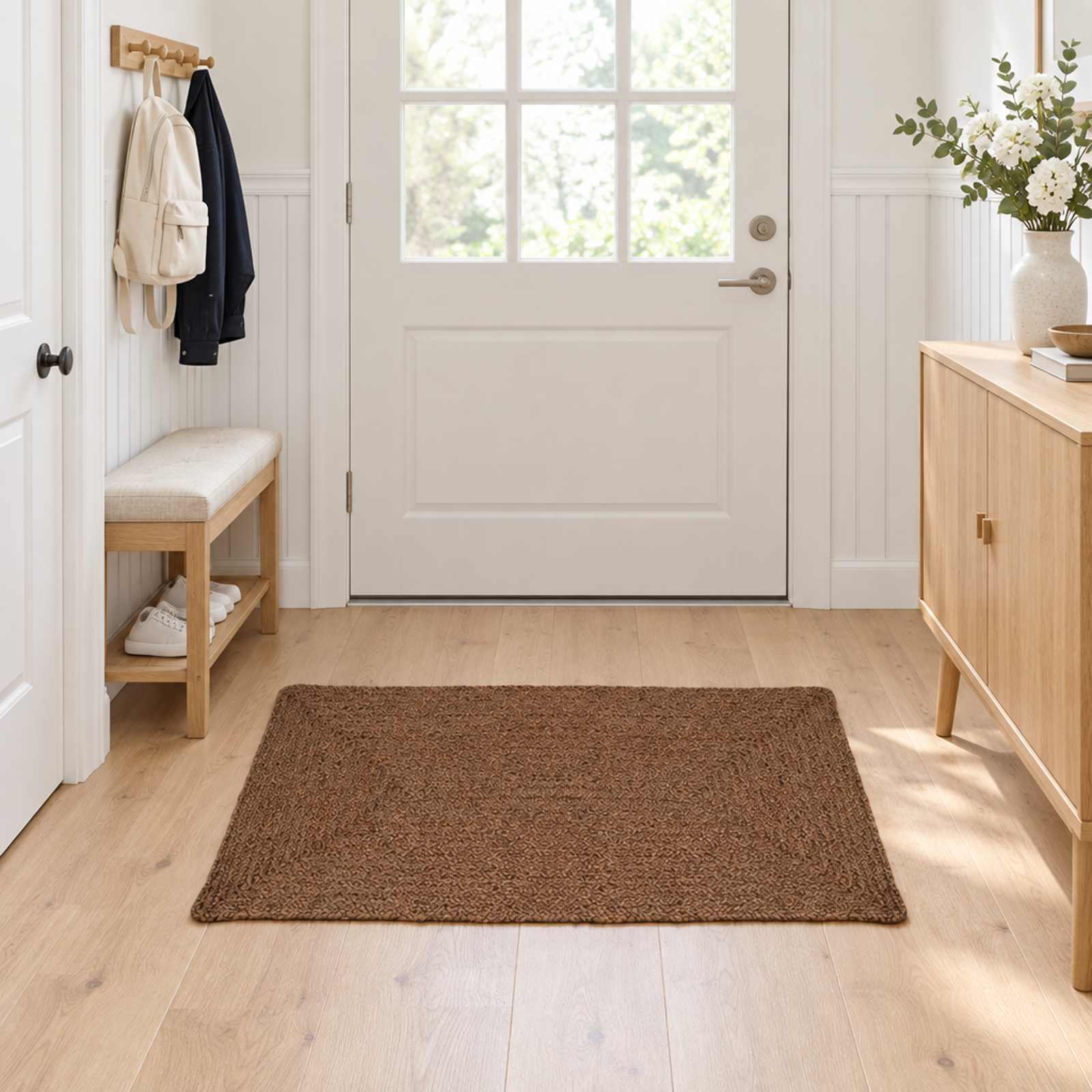 Gebied Tapijt Grijs 80 x 150 cm Jute
