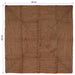 Gebied Tapijt Grijs 120 x 120 cm Jute