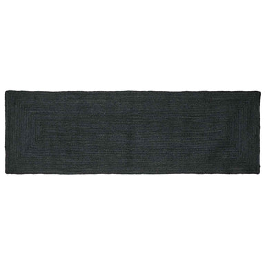 Vloerkleden Rechthoekig Donkergrijs 80 x 200 cm Jute