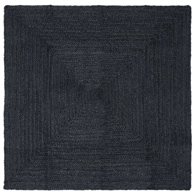 Vloerkleden Vierkant Donkergrijs 160 x 160 cm Jute