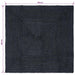 Vloerkleden Vierkant Donkergrijs 160 x 160 cm Jute