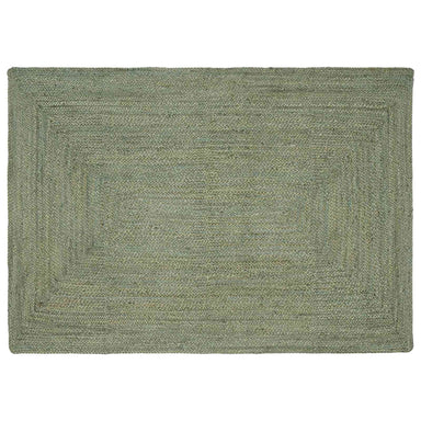 Vloerkleden Rechthoekig Olijfgroen 120 x 170 cm Jute