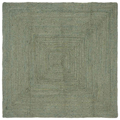Vloerkleden Rechthoekig Olijfgroen 160 x 160 cm Jute