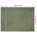 Vloerkleden Rechthoekig Olijfgroen 200 x 290 cm Jute